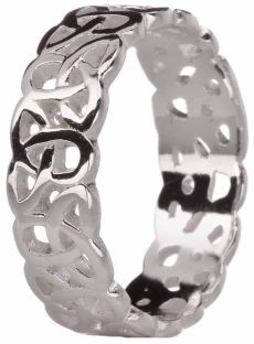 Ladies Silver Celtic Knot Ring