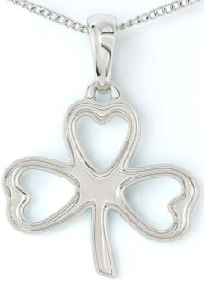 Silver Irish "Shamrock" Pendant