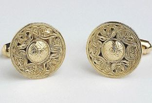14K Yellow Gold Solid Silver